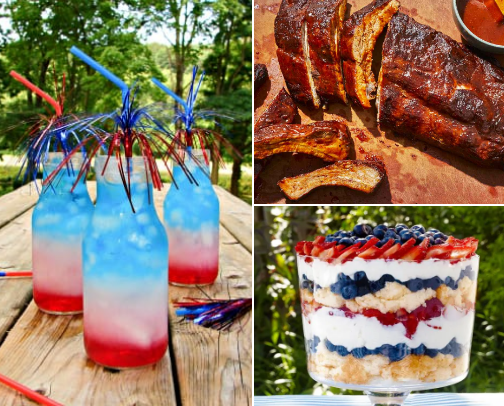 Feast For The 4th With These Party Recipes cover photo collage