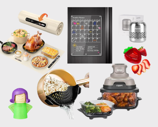Best Kitchen Gadgets & Finds for an Organized, Upgraded Kitchen cover photo collage