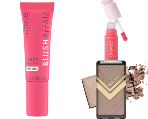 Affordable Blush-on for you! cover photo collage