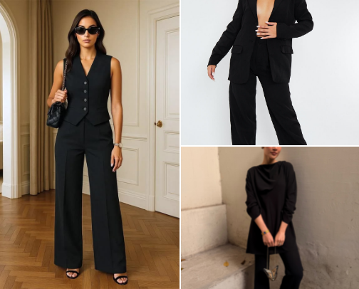 🖤 Dark Outfit Essentials 🖤✨ cover photo collage