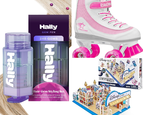 8-9yo Girl Christmas List cover photo collage