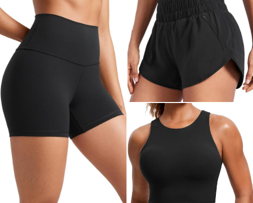 my go to workout & comfie finds 🙂‍↔️ cover photo collage