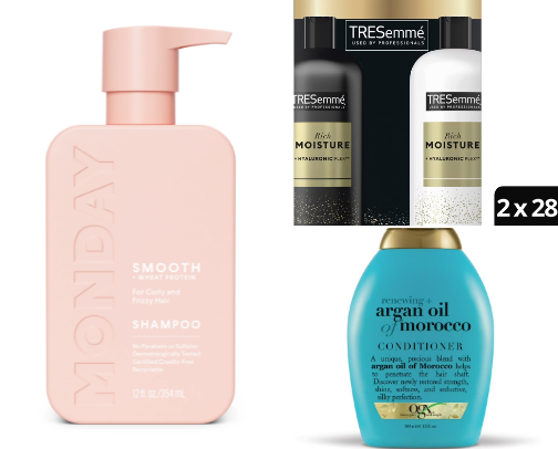 Hair care cover photo collage