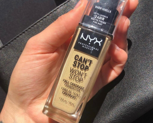 NYX Can’t Stop Won’t Stop 24H Foundation cover photo collage