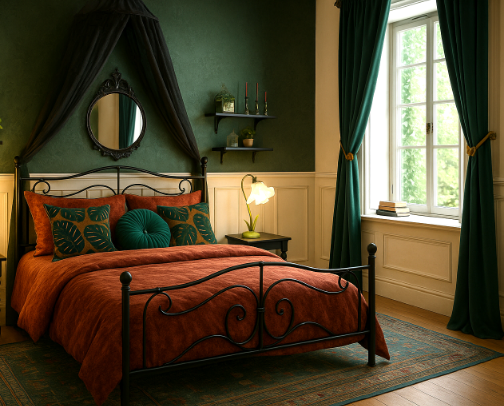 The Magnum Opus Suite- “For the soul mid-transformation. A room that remembers who you’re becoming.” cover photo collage