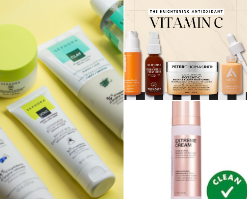 Skincare that are actually working ! cover photo collage