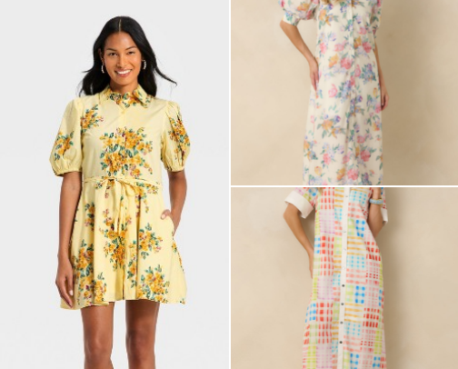 Women’s Easter Dresses cover photo collage