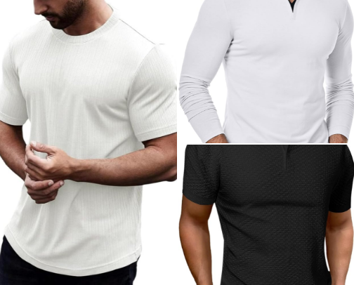 Men’s wardrobe cover photo collage