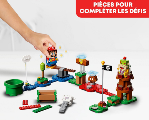 LEGO Super Mario Adventures Starter Course cover photo collage