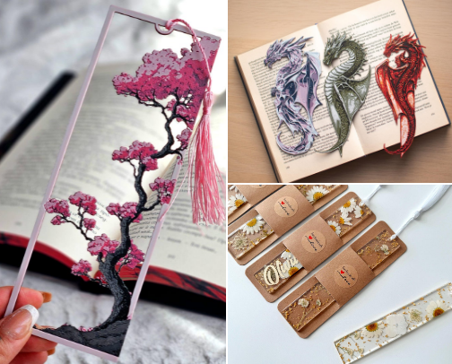 AESTHETIC BOOKMARKS FOR AN BOOKISH cover photo collage