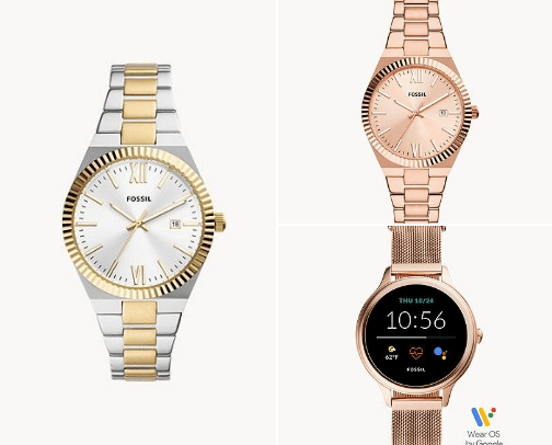 FOSSIL- Women's Watches cover photo collage