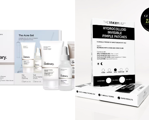 Skin care, Acne. cover photo collage