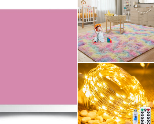 Bright and Fun Girl’s Bedroom cover photo collage