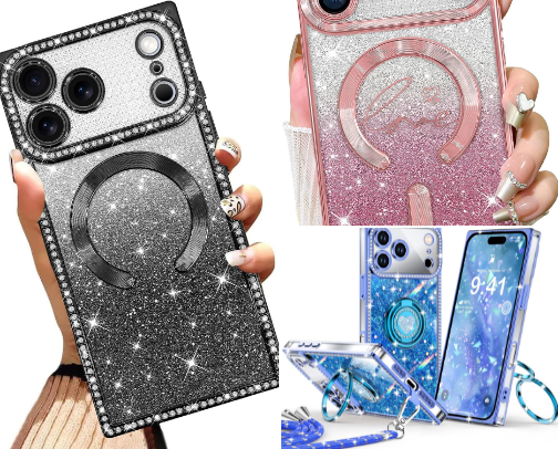 Bedazzled Phone Cases cover photo collage