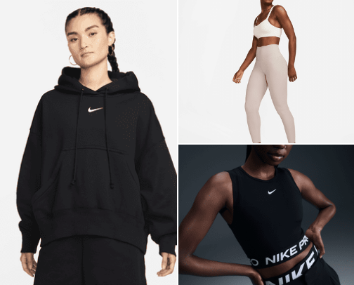 Must have activewear from Nike cover photo collage