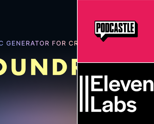 AI Content tools cover photo collage