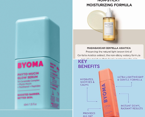 Affordable skincare for acne prone skin to hydrating glowy skin!! cover photo collage
