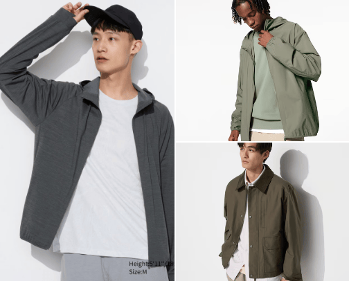 Men's casual jacket cover photo collage