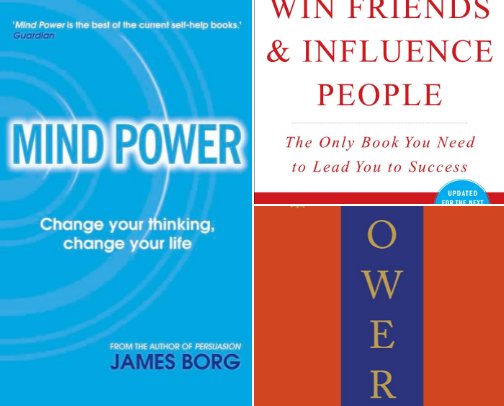 Books (Non-fiction/Self Development) cover photo collage