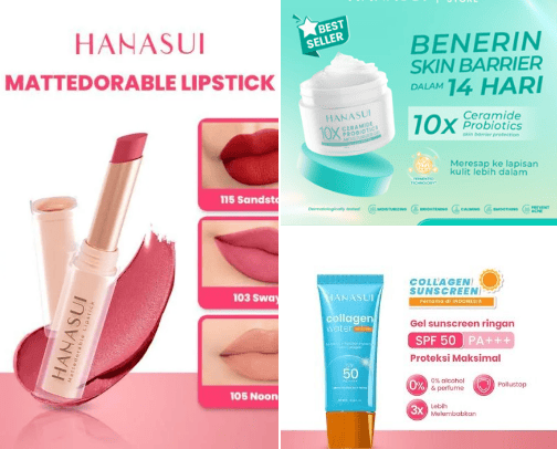 Cosmetic must have cover photo collage