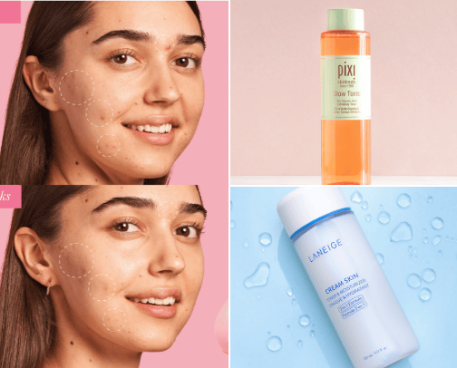 skin care🧖‍♀️ cover photo collage