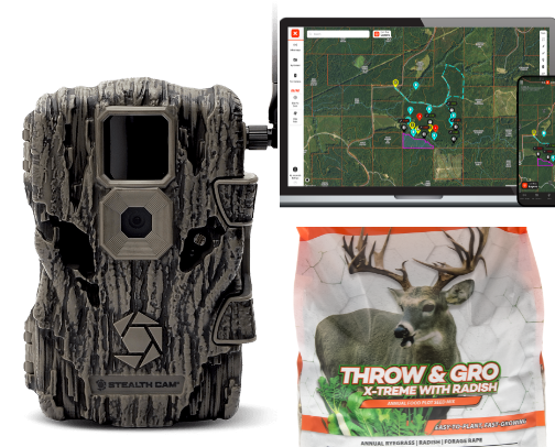 Hunting deer feed and maps cover photo collage