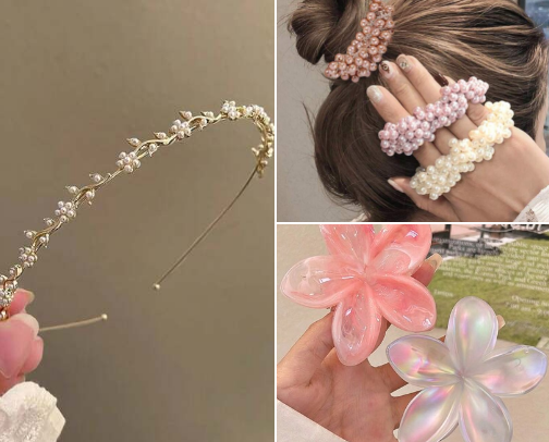 🎀Hair accesories, practically free💲 cover photo collage