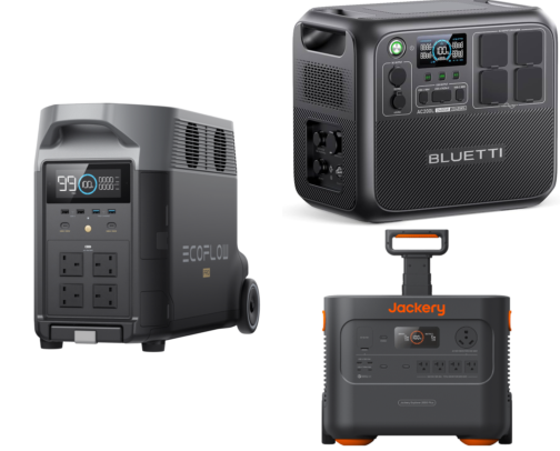 Whole-Home Backup Batteries, Solar Panels & Off-Grid Gear cover photo collage