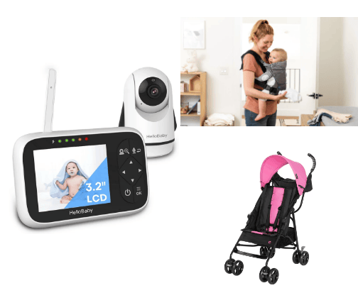 Wee Wonders: Baby and Kids Items to Make Parenting Easier & Stress-free cover photo collage
