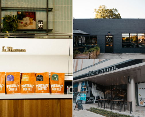 Atlanta Coffee Shops cover photo collage