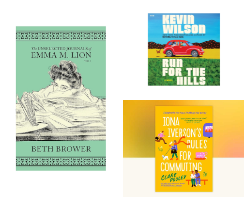 Charming audiobooks cover photo collage