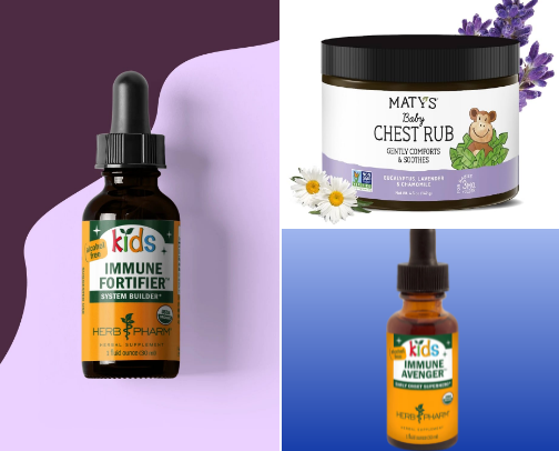 Flu and Cold Season Essentials for Kids that I LOVE as a Pharmacist!! cover photo collage