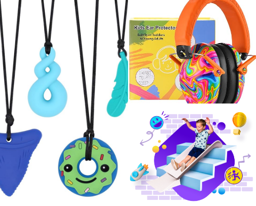 Autism Family Toolkit: Sensory, STIM And Self-Regulation Must-Haves cover photo collage