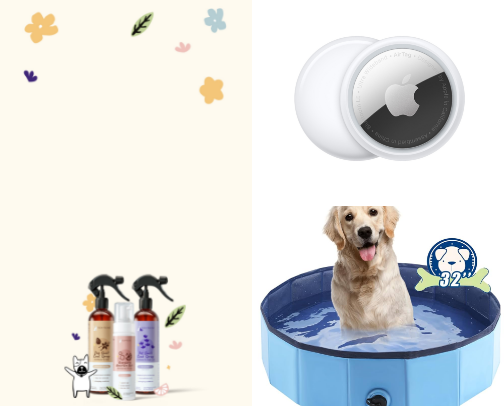 Affordable products for the fur babies 🐾🐶 cover photo collage