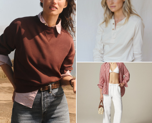 Natural Clothing Favs cover photo collage