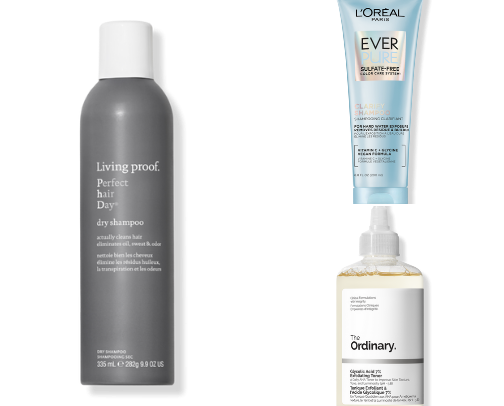 Hair Routine Staples for Oily Scalps and Dry Ends cover photo collage