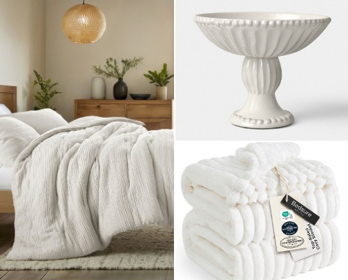 White Decor Finds: 15 Target Favorites cover photo collage