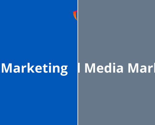 Digital marketing cover photo collage
