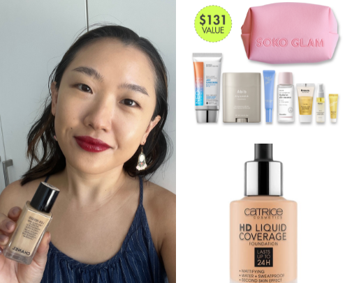 Top glow makeup cover photo collage