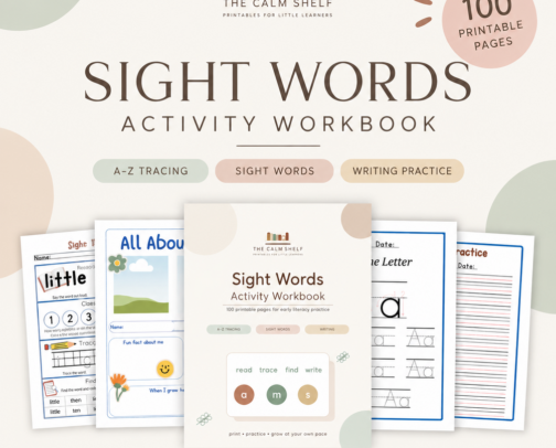 Reading & Sight Words Practice for Early Learners cover photo collage