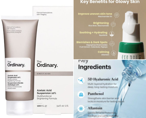 No Oils, No Triggers, Just Clear Skin cover photo collage