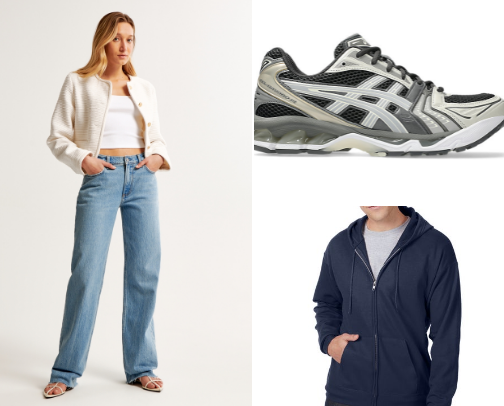 Clothing & Fashion Recs 🧦👚👡 cover photo collage