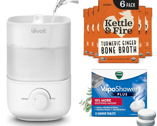 Mom's Must-Haves for When You're Sick cover photo collage