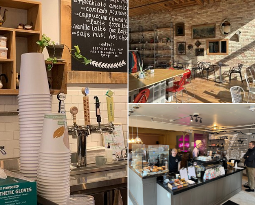 Best Indie Grand Rapids Michigan coffee shops cover photo collage