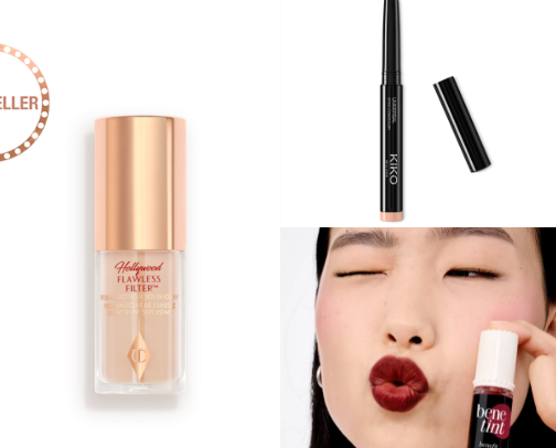 everyday makeup routine (glowy) cover photo collage