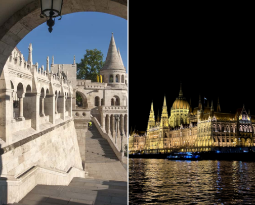 48 Hours in Budapest Guide cover photo collage