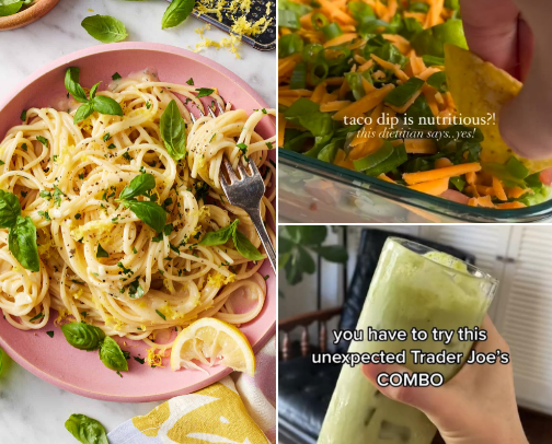 the best healthy recipes on repeat! cover photo collage