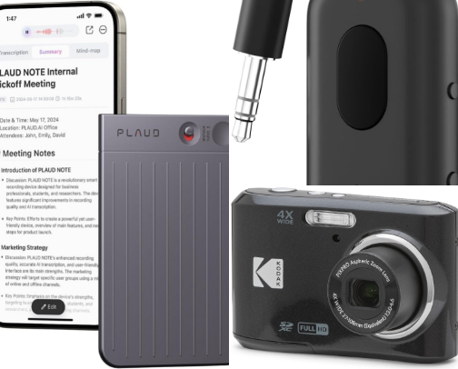 "ON-THE-GO" Travel Tech cover photo collage