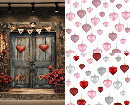 Love is in the air 💜 cover photo collage