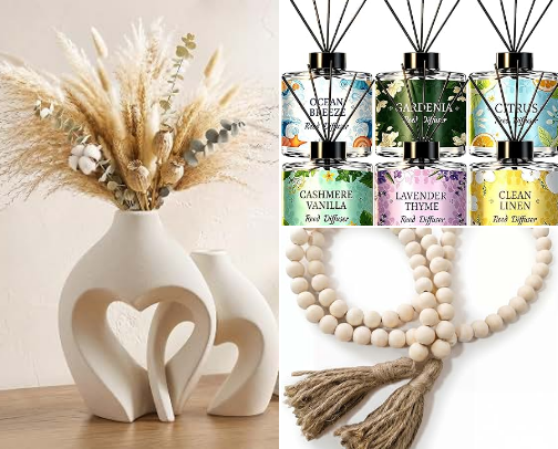Home decor that are affordable 🌿🌸 cover photo collage